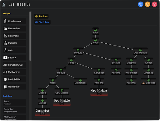 Lab Module Screenshot